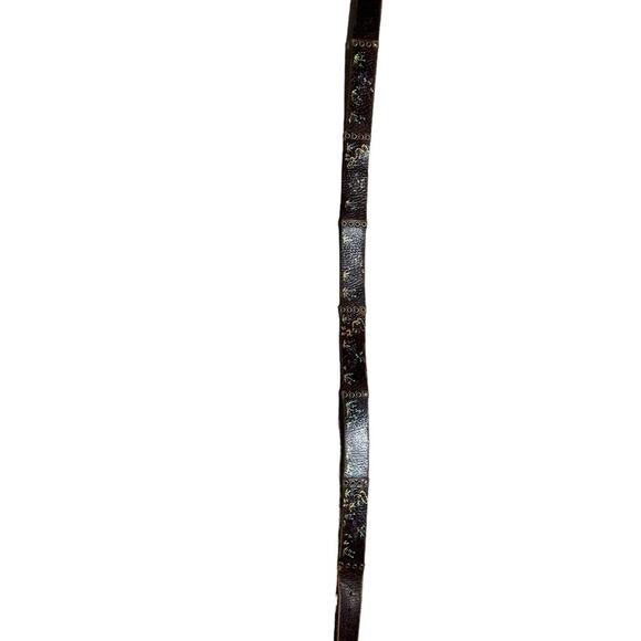 Vintage hand painted signed leather belt M. Hawkins - Picture 12 of 12